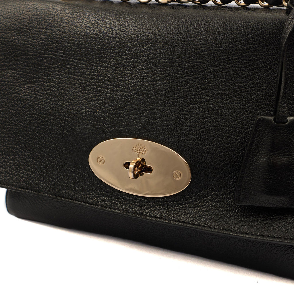 Mulberry Shoulder Bag Lily - Large in Black, Leather