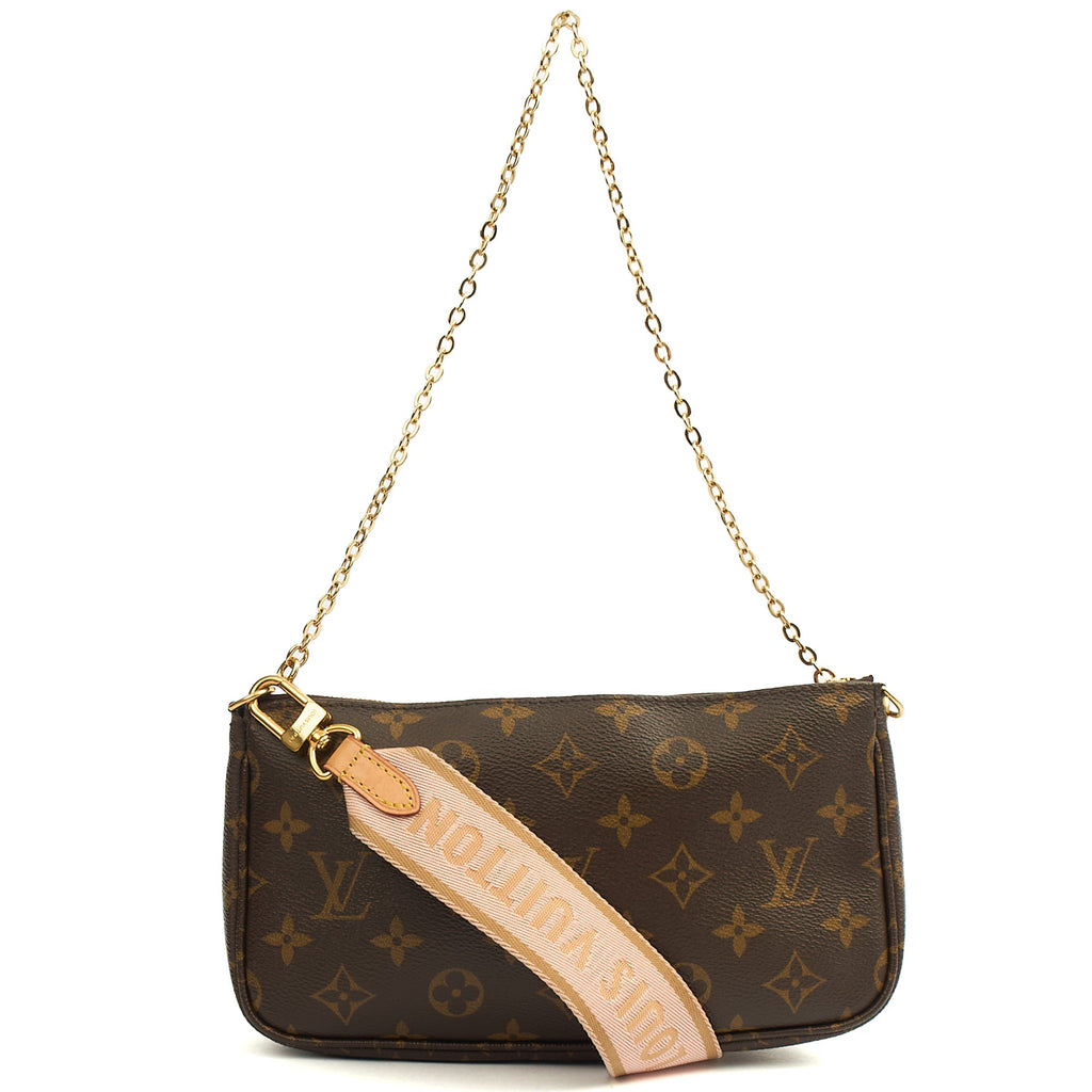 Louis Vuitton Cross Body Multi Pochette Accessoires in Monogram, Leather