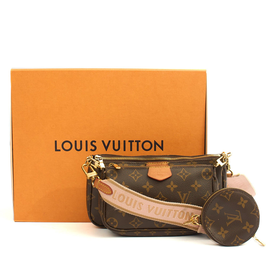 Louis Vuitton Cross Body Multi Pochette Accessoires in Monogram, Leather