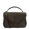 Saint Laurent Shoulder Bag College - Medium in Brown, Calfskin Leather