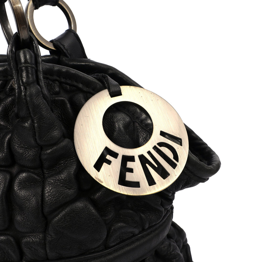 Fendi Tote Chef Shopper Tote in Black, Leather
