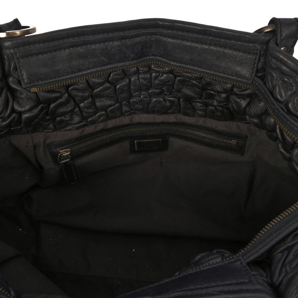 Fendi Tote Chef Shopper Tote in Black, Leather