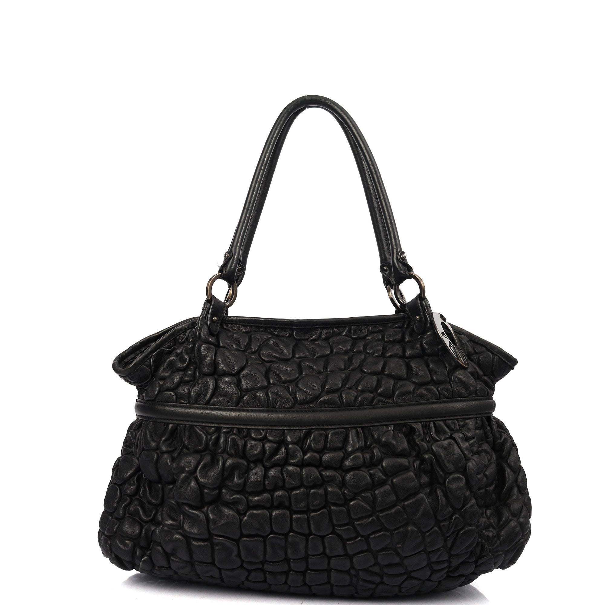 Fendi Tote Chef Shopper Tote in Black, Leather