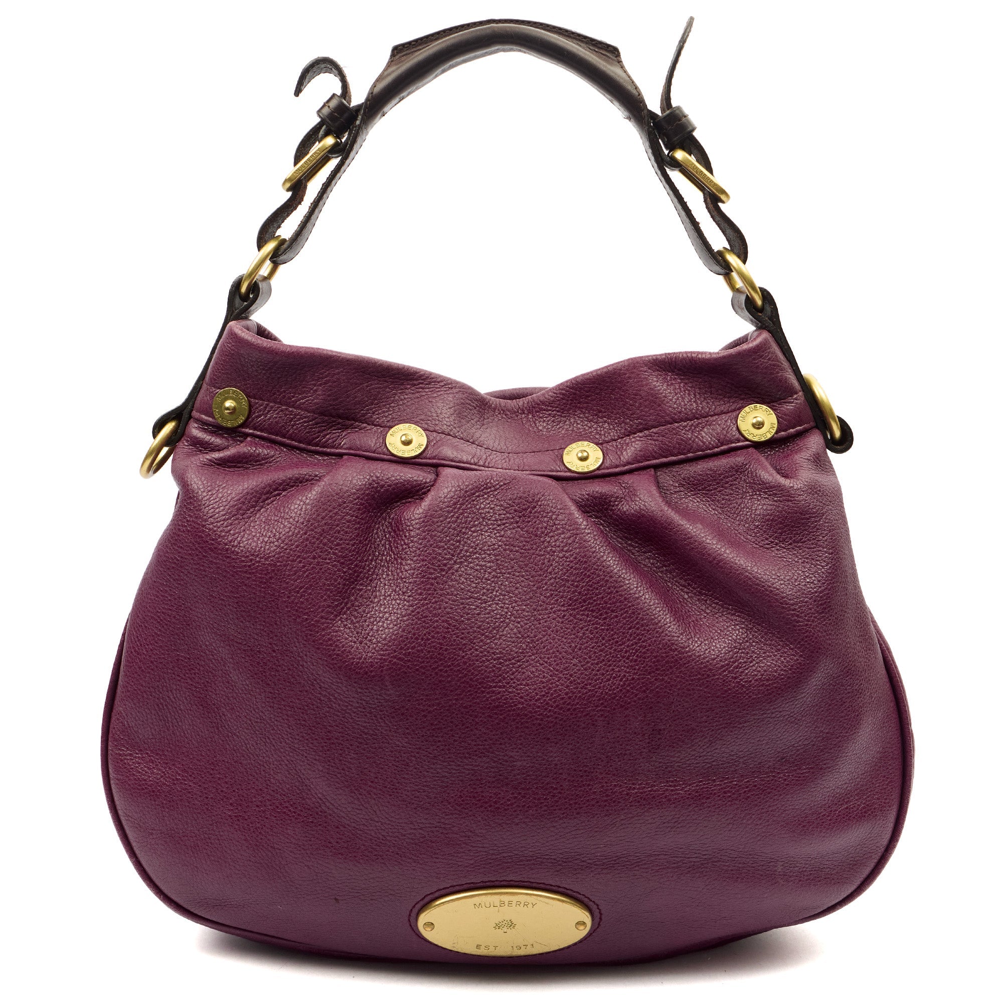 Mulberry Tote Mitzy Tote in Purple, Leather