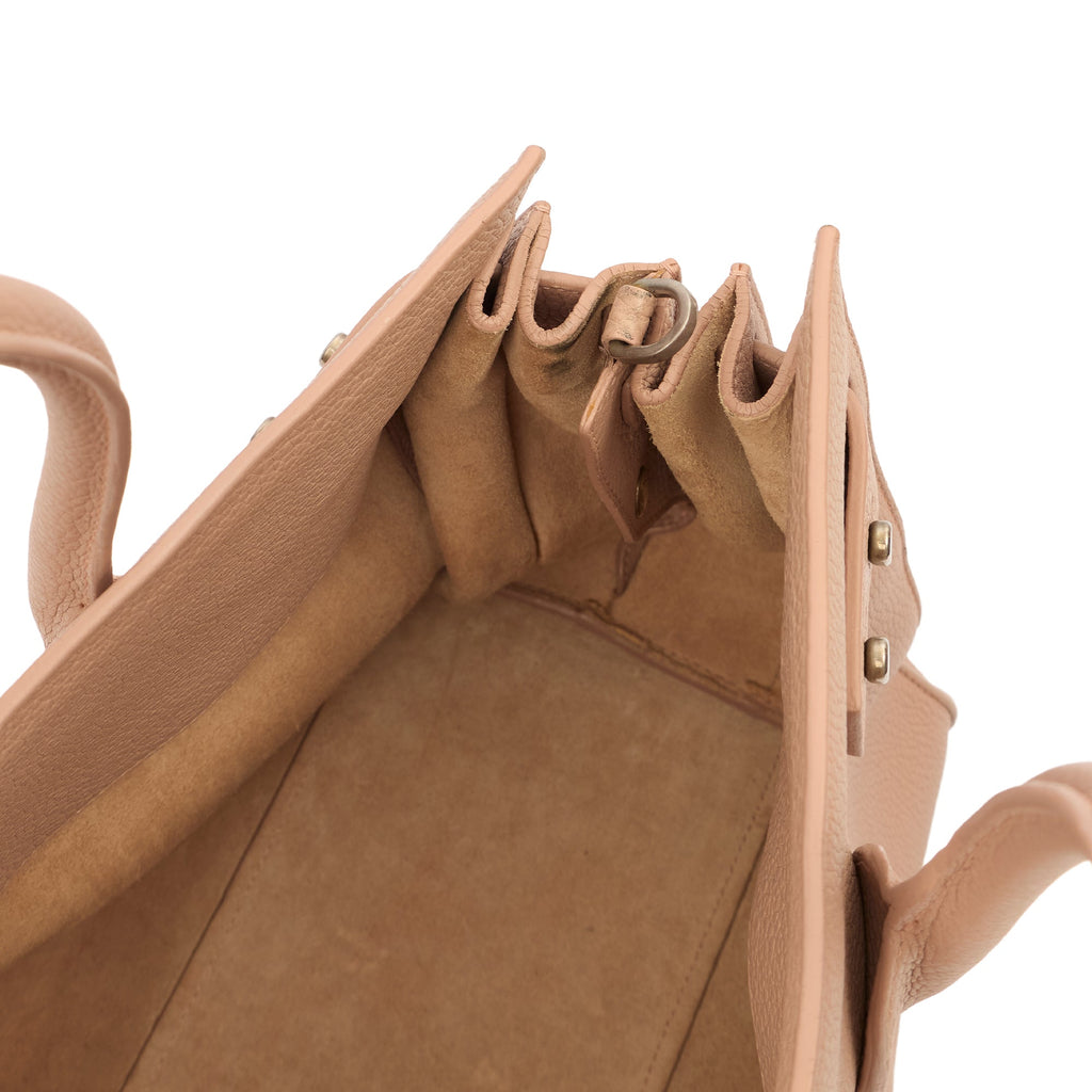 Saint Laurent Tote Sac de Jour in Pink, Calfskin Leather