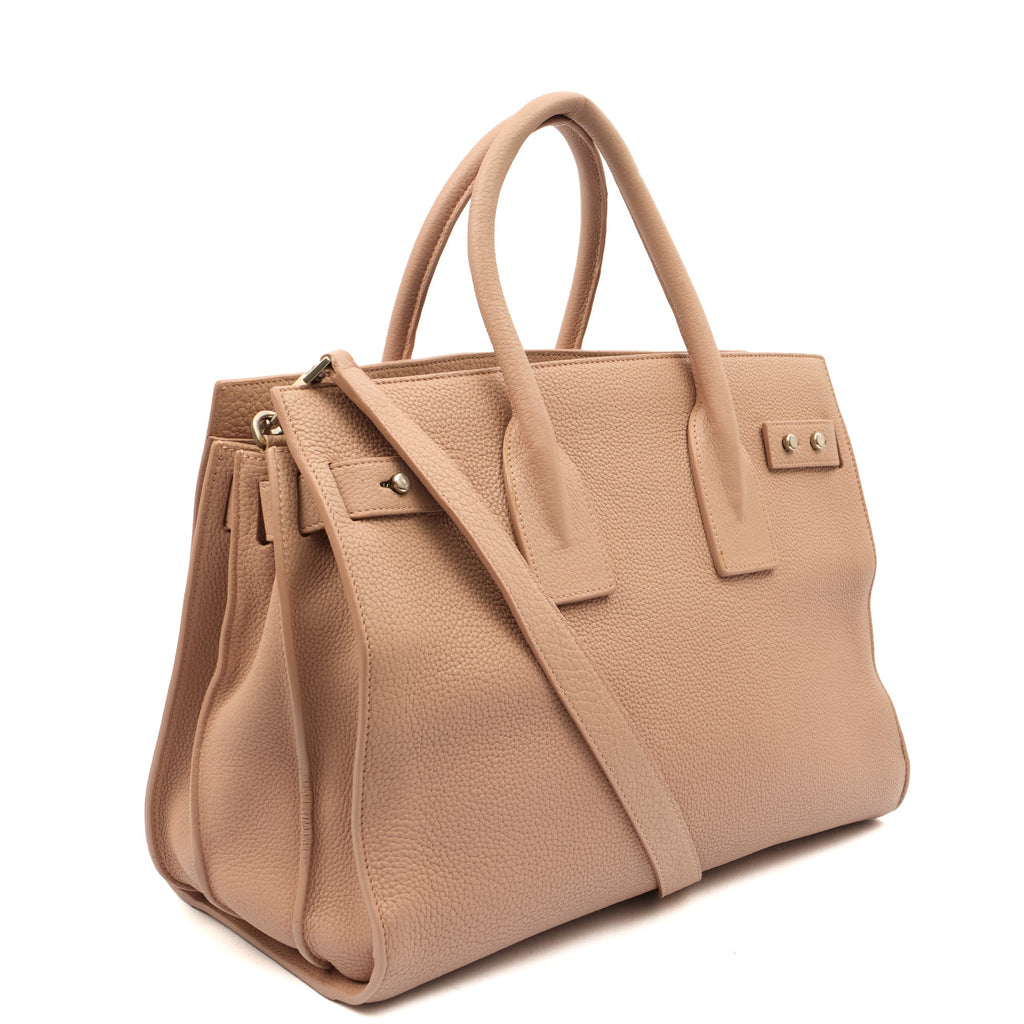 Saint Laurent Tote Sac de Jour in Pink, Calfskin Leather