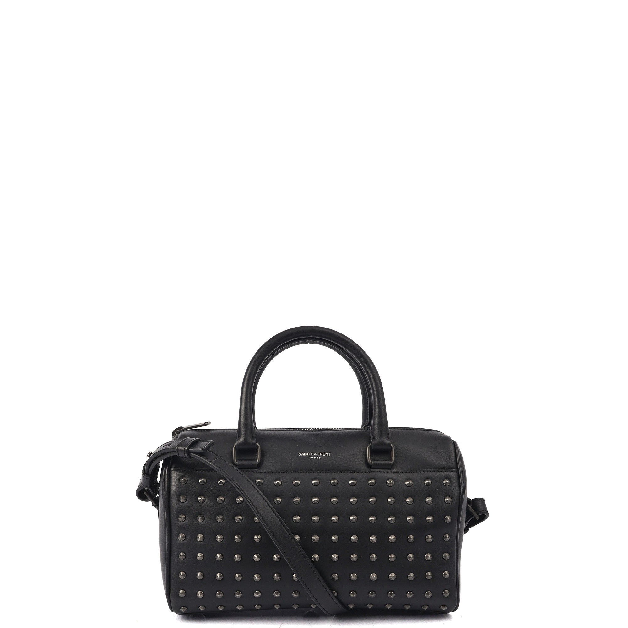 Saint Laurent Tote Duffle in Black, Calfskin Leather