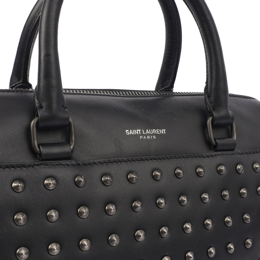Saint Laurent Tote Duffle in Black, Calfskin Leather