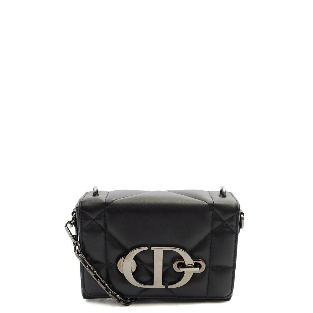 Christian Dior Cross Body 30 Montaigne Bag in Black, Leather