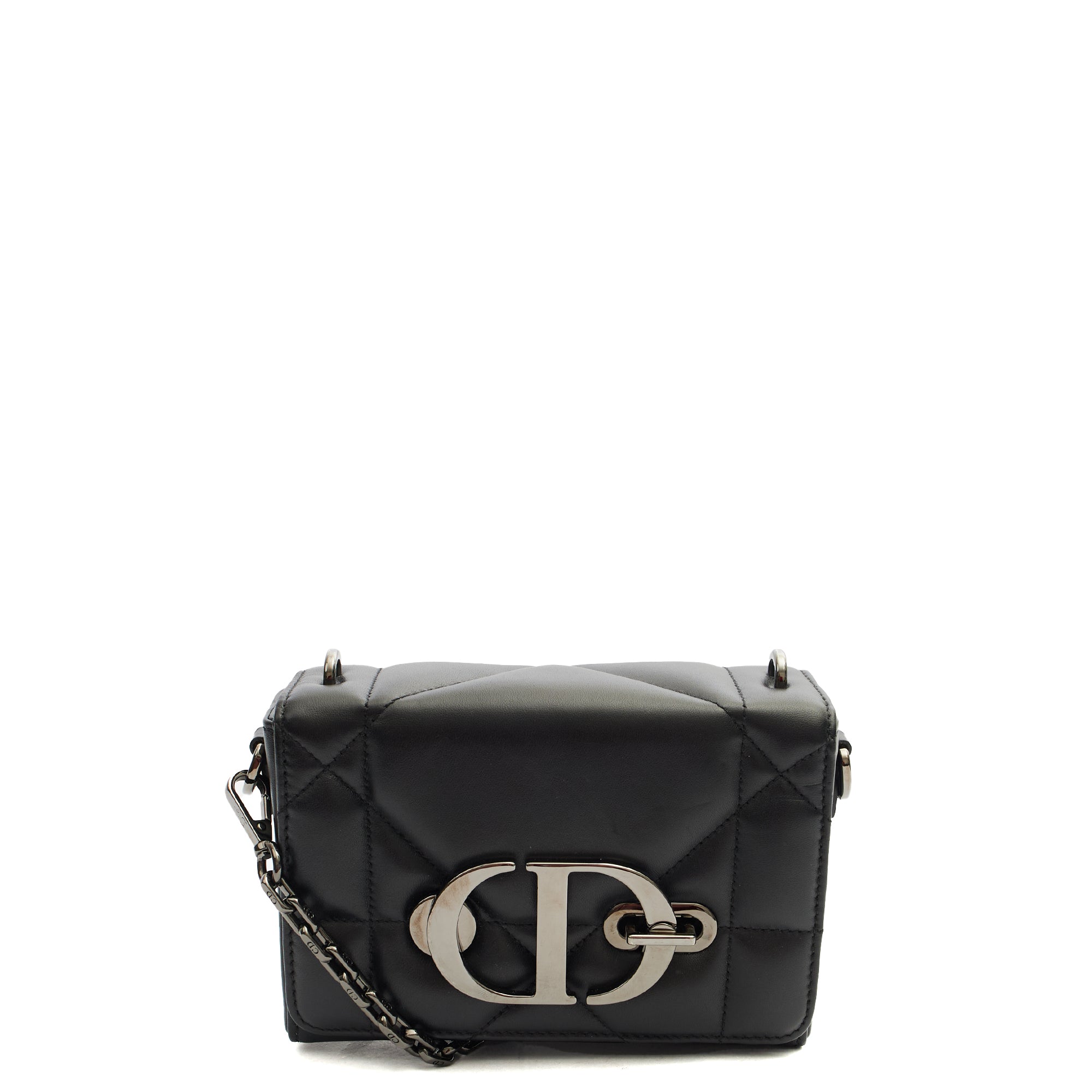 Christian Dior Cross Body 30 Montaigne Bag in Black, Leather