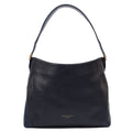 Aspinal of London Shoulder Bag London Tote - Midi in Navy, Leather