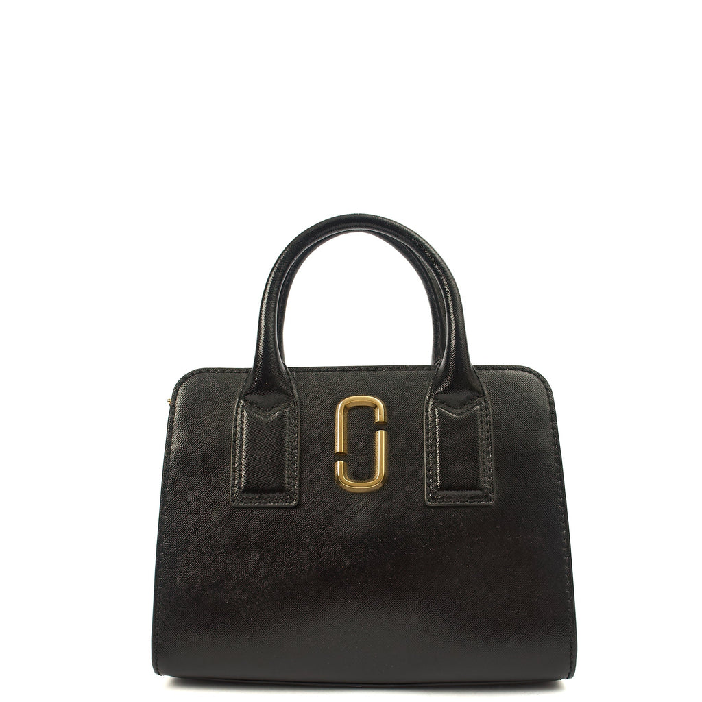 Marc Jacobs Tote Little Big Shot Tote in Black, Leather