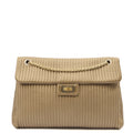 Chanel Shoulder Bag Shoulder Bag in Metallic, Calfskin Leather