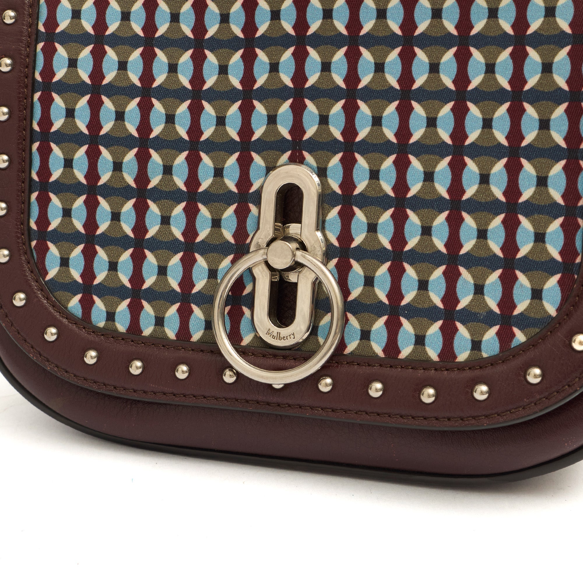 Mulberry Top Handle Amberley Small Satchel in Red, Leather