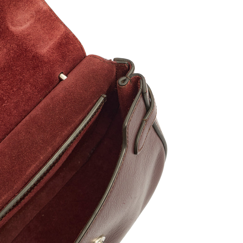 Mulberry Top Handle Amberley Small Satchel in Red, Leather