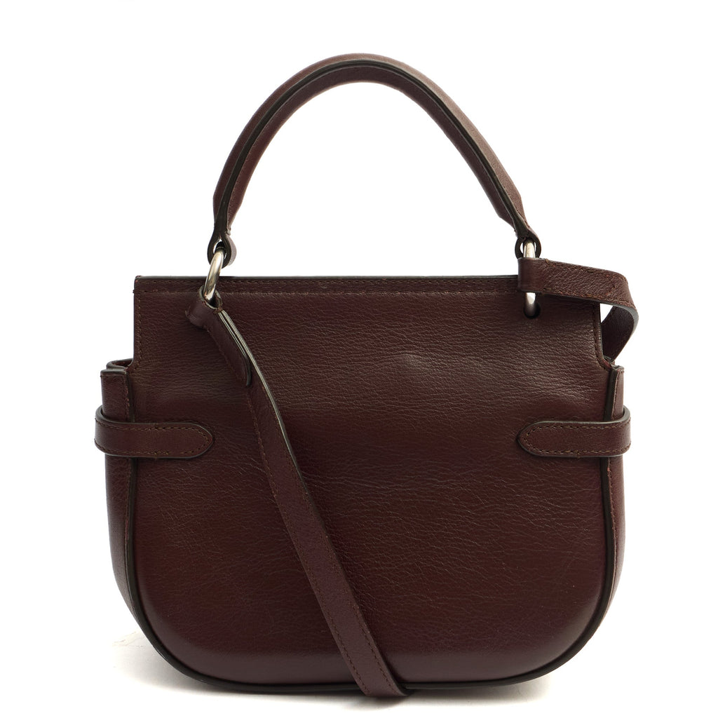 Mulberry Top Handle Amberley Small Satchel in Red, Leather