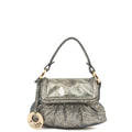 Fendi Mini Bag Chef Flap Bag in Metallic, Fabric