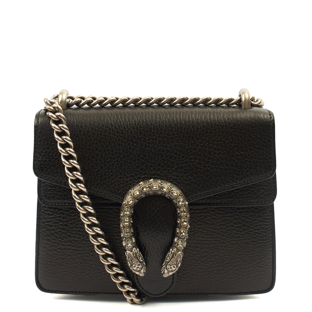 Gucci Shoulder Bag Dionysus - Mini in Black, Leather