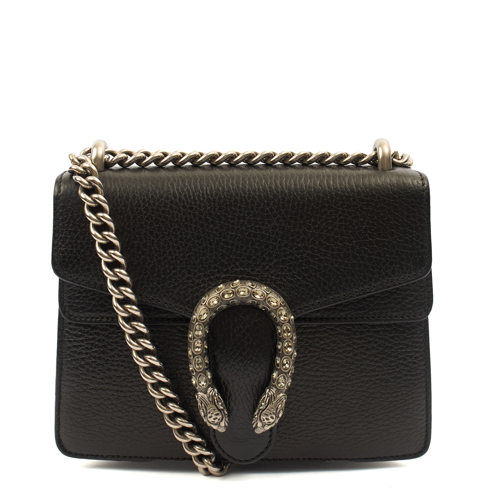 Gucci Shoulder Bag Dionysus - Mini in Black, Leather