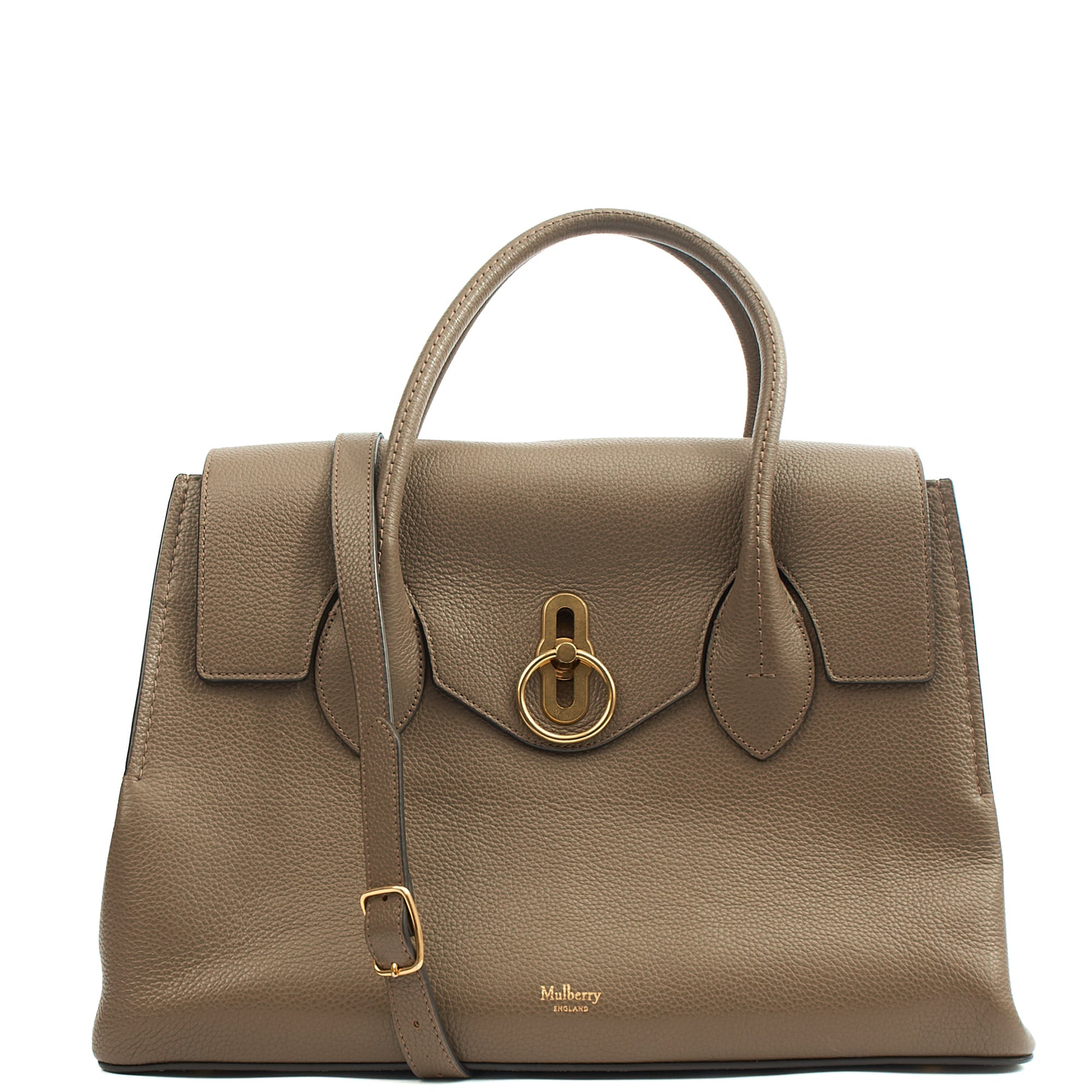 Mulberry Tote Seaton in Clay, Calfskin Leather