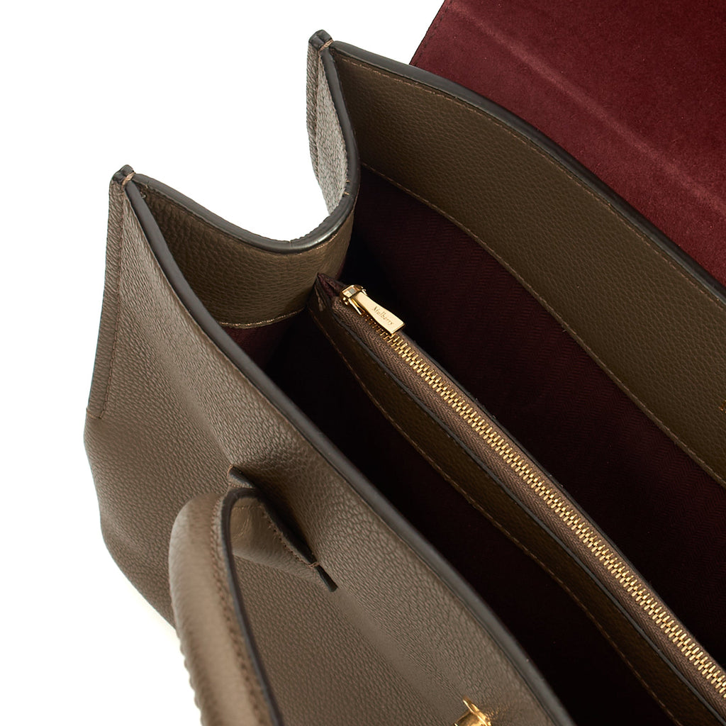 Mulberry Tote Seaton in Clay, Calfskin Leather