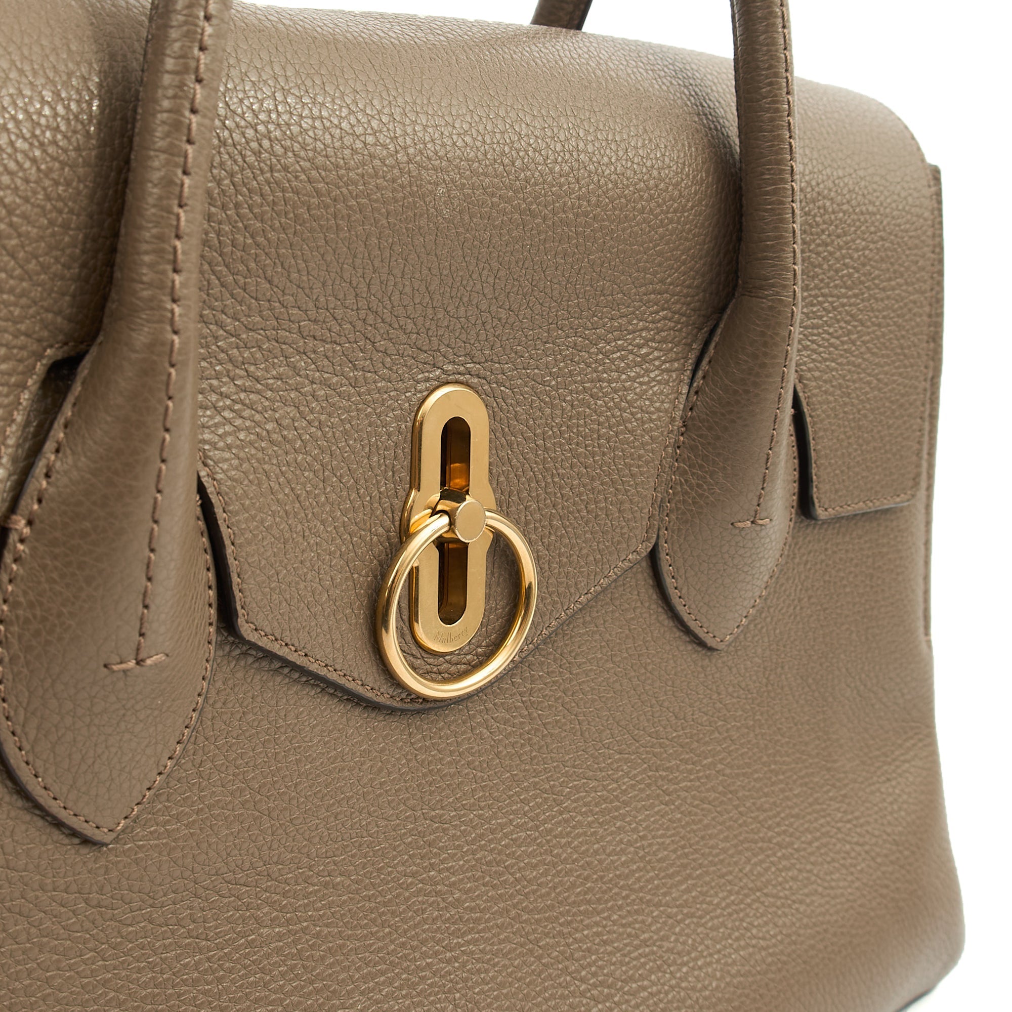 Mulberry Tote Seaton in Clay, Calfskin Leather