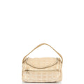 Chanel Mini Bag Travel Ligne Bowler in Neutral, Fabric