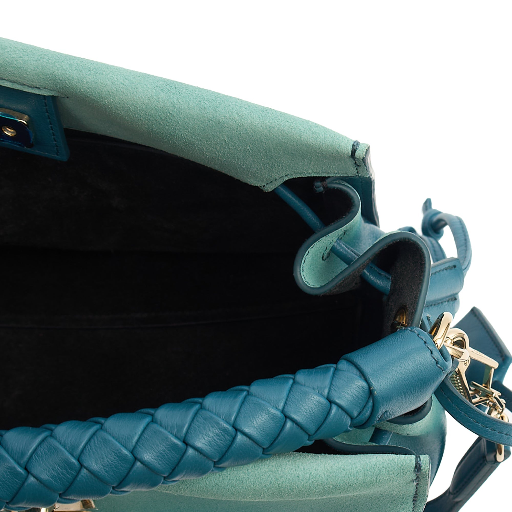 Mulberry Tote Iris - Small in Blue, Patent Leather