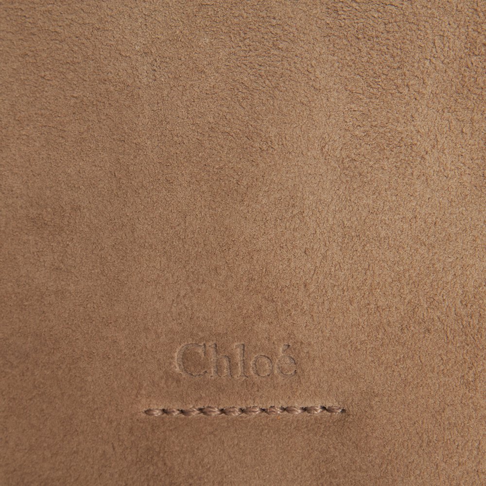 Chloe Shoulder Bag Faye Shoulder Bag in Grey, Calfskin Leather