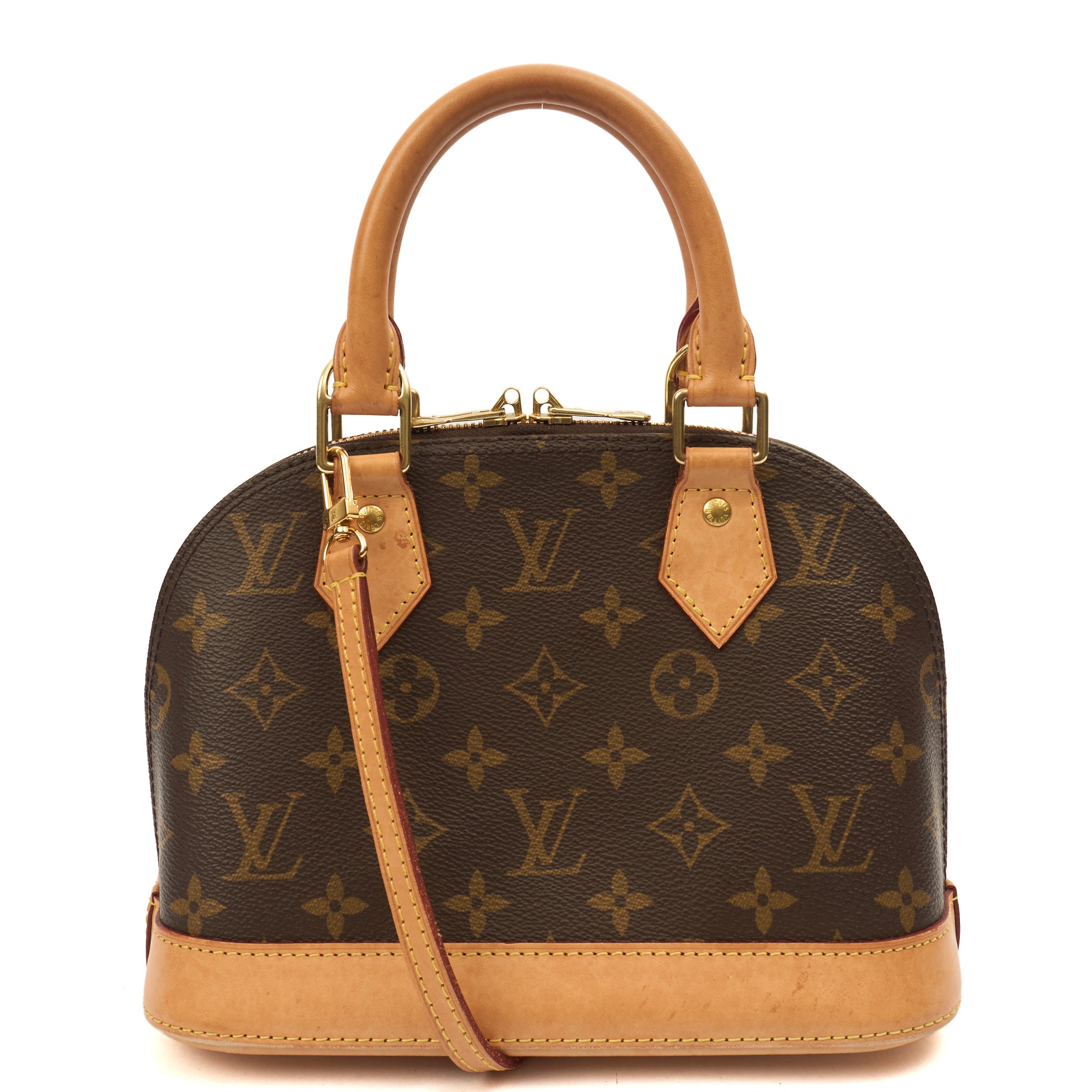 Louis Vuitton Cross Body Alma BB in Monogram, Canvas