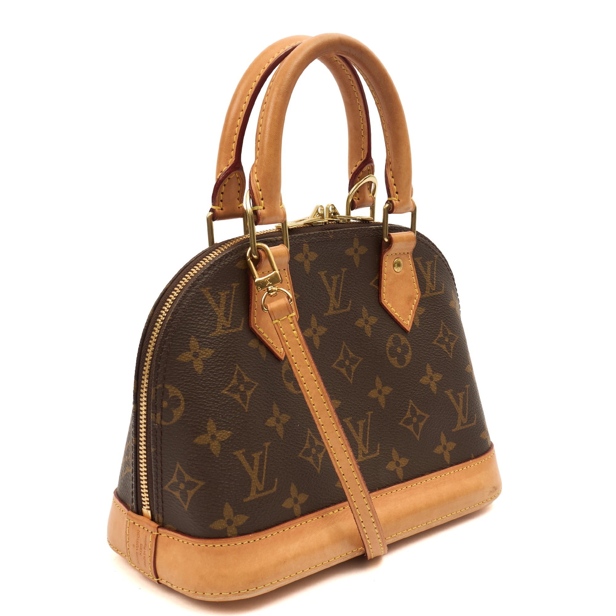 Louis Vuitton Cross Body Alma BB in Monogram, Canvas