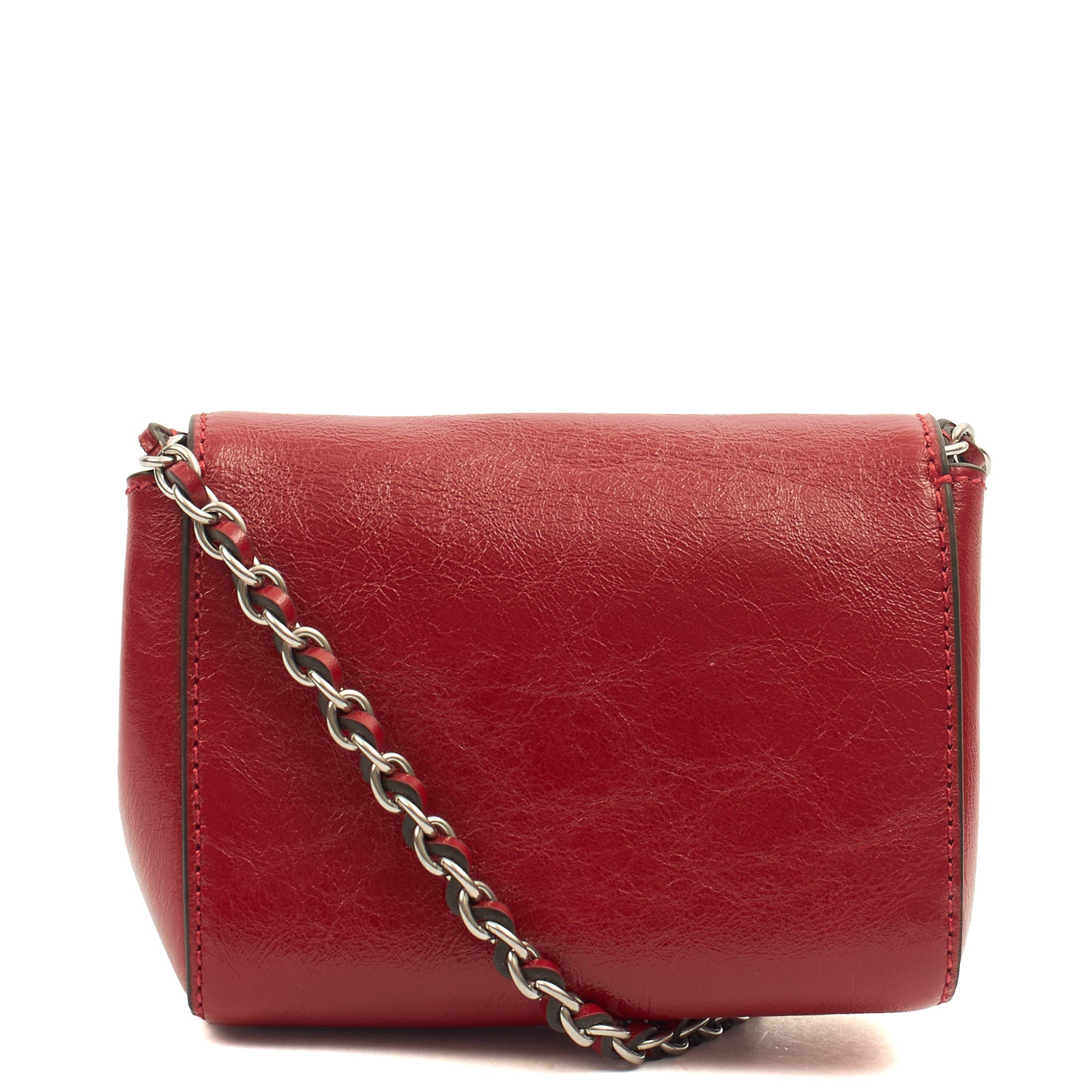 Mulberry Mini Bag Lily - Mini in Lancaster Red, Leather