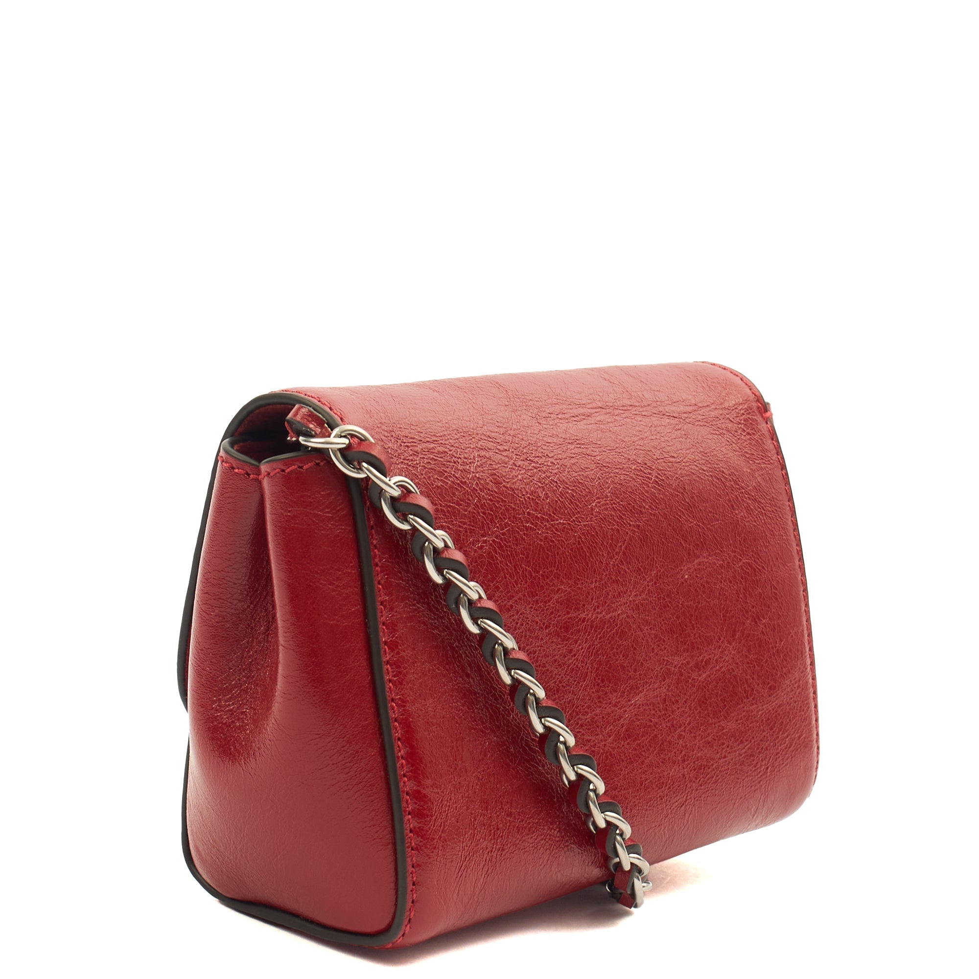 Mulberry Mini Bag Lily - Mini in Lancaster Red, Leather