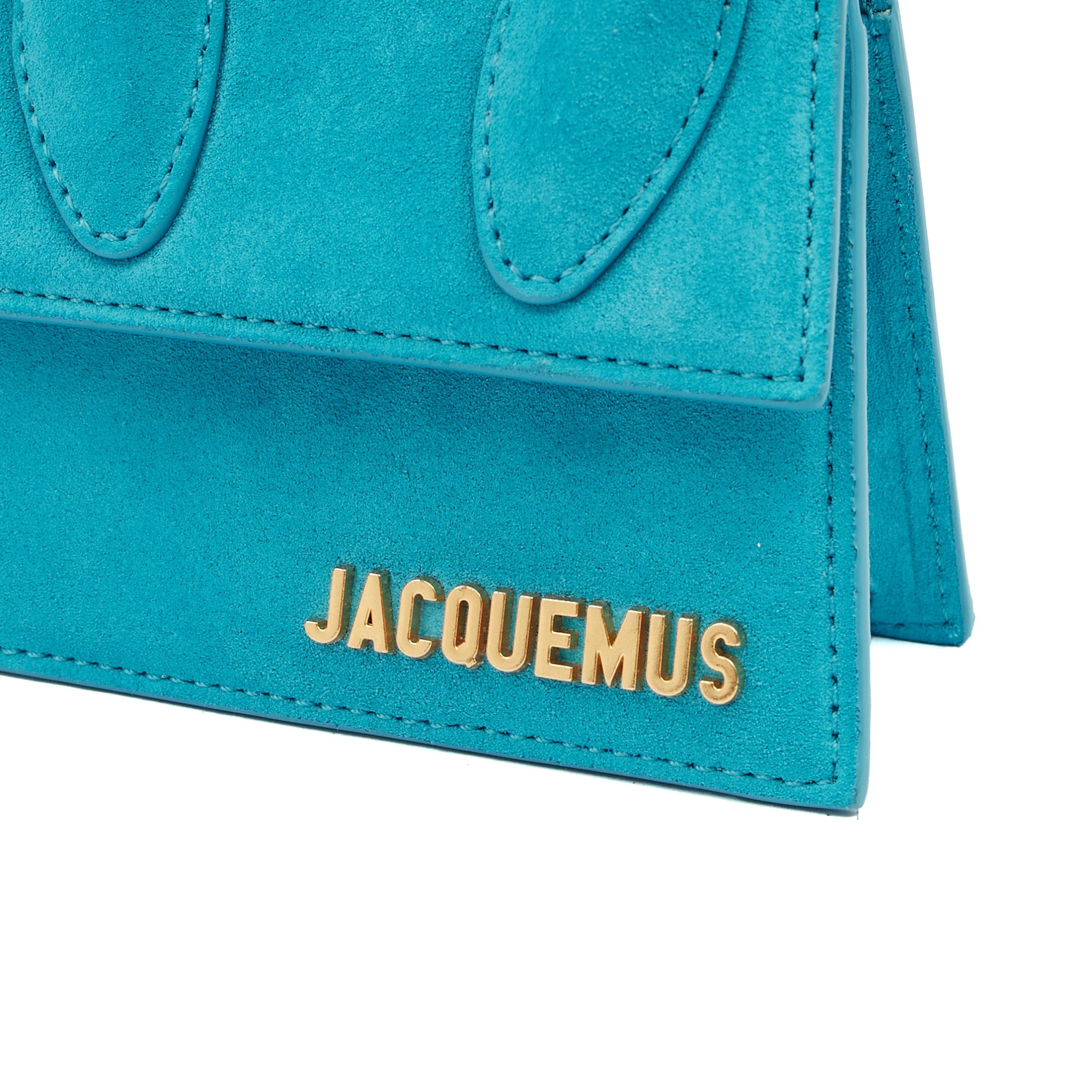 Jacquemus Cross Body Le Chiquito in Blue, Suede