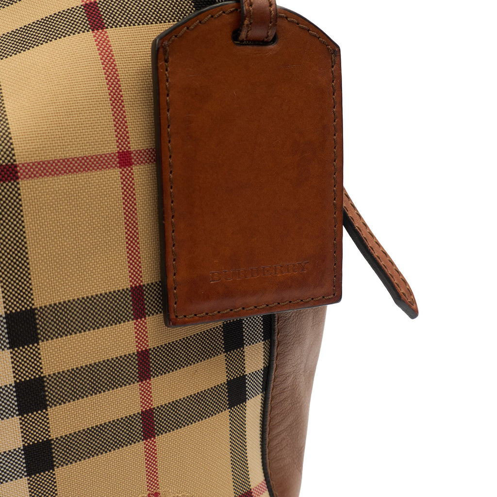 Burberry Tote Tote in Brown, Fabric