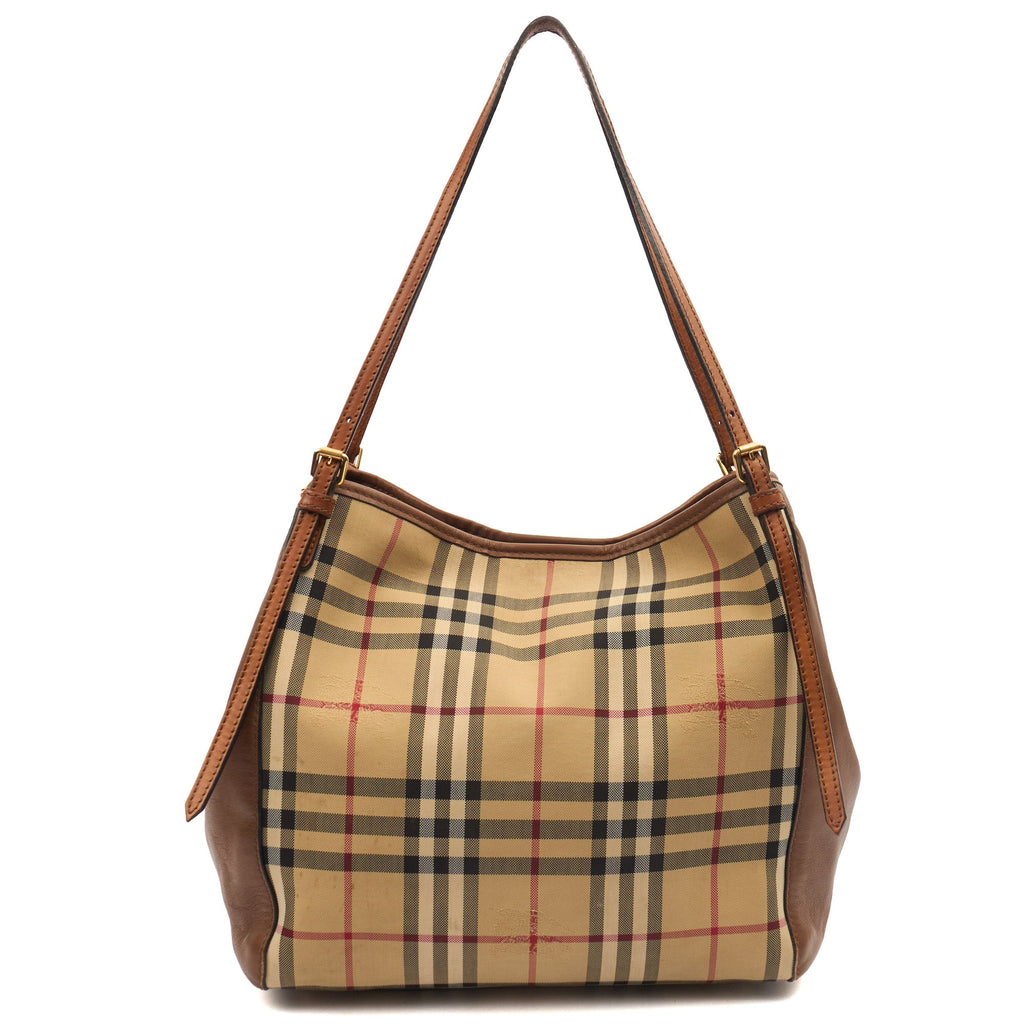 Burberry Tote Tote in Brown, Fabric