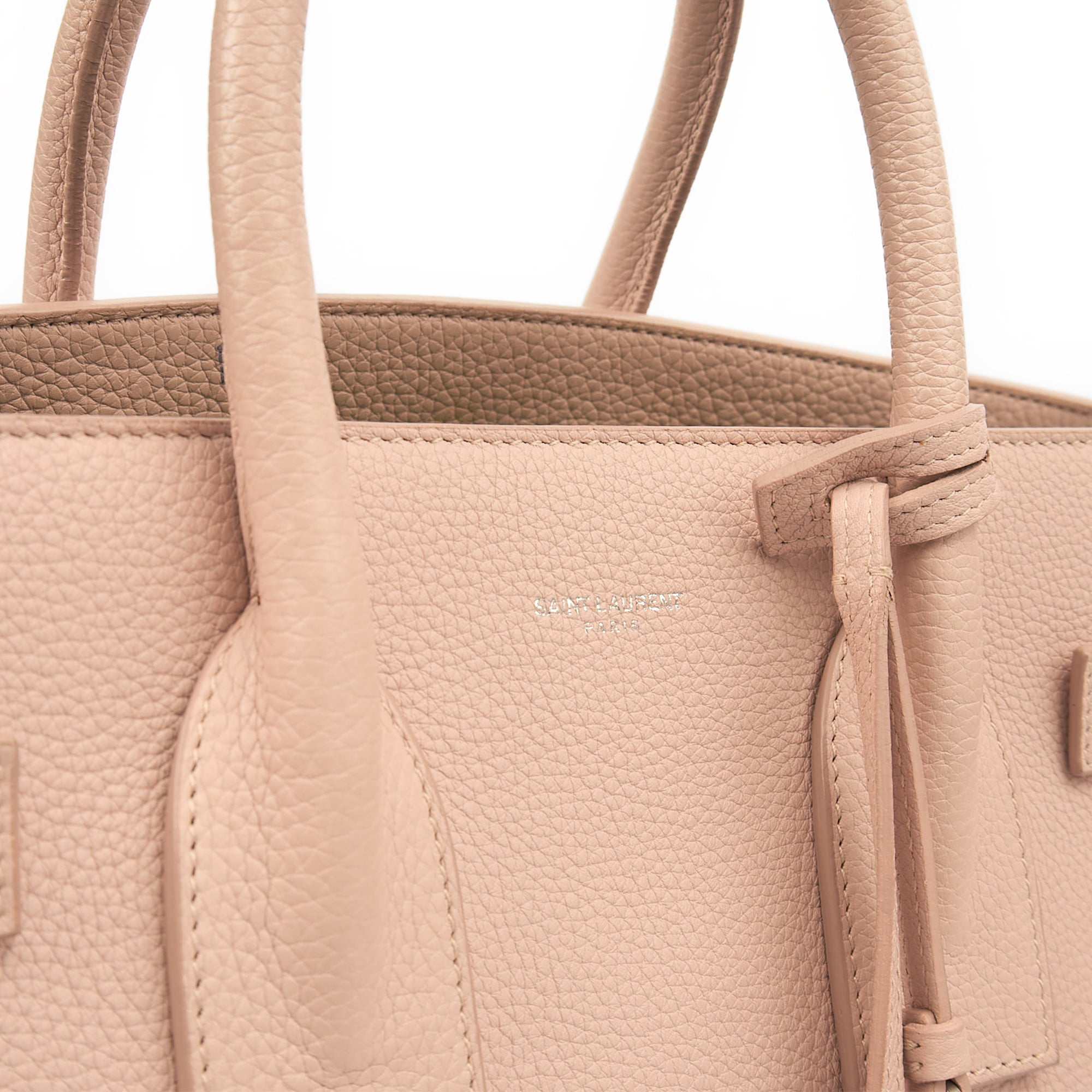 Saint Laurent Tote Sac de Jour in Pink, Calfskin Leather
