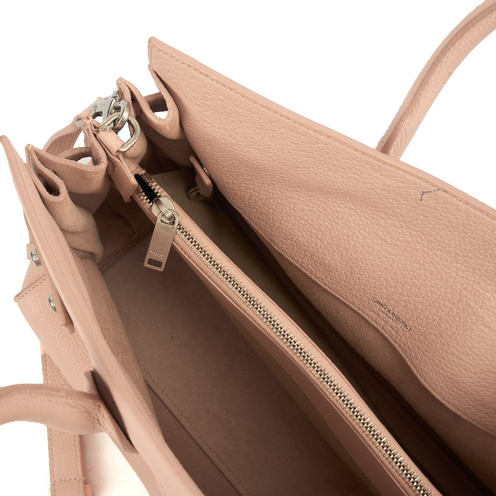 Saint Laurent Tote Sac de Jour in Pink, Calfskin Leather