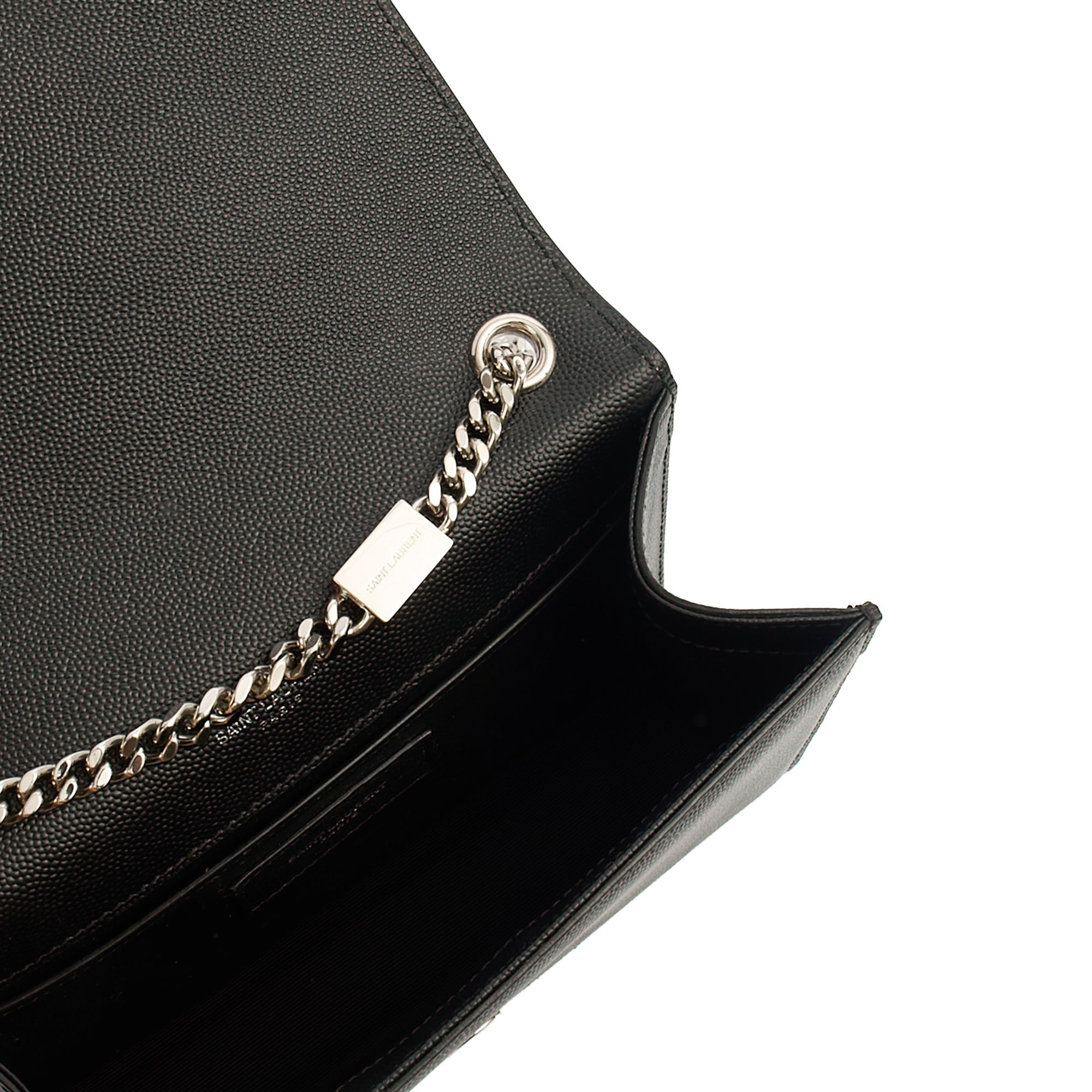 Saint Laurent Cross Body Kate Small in Black, Calfskin Leather