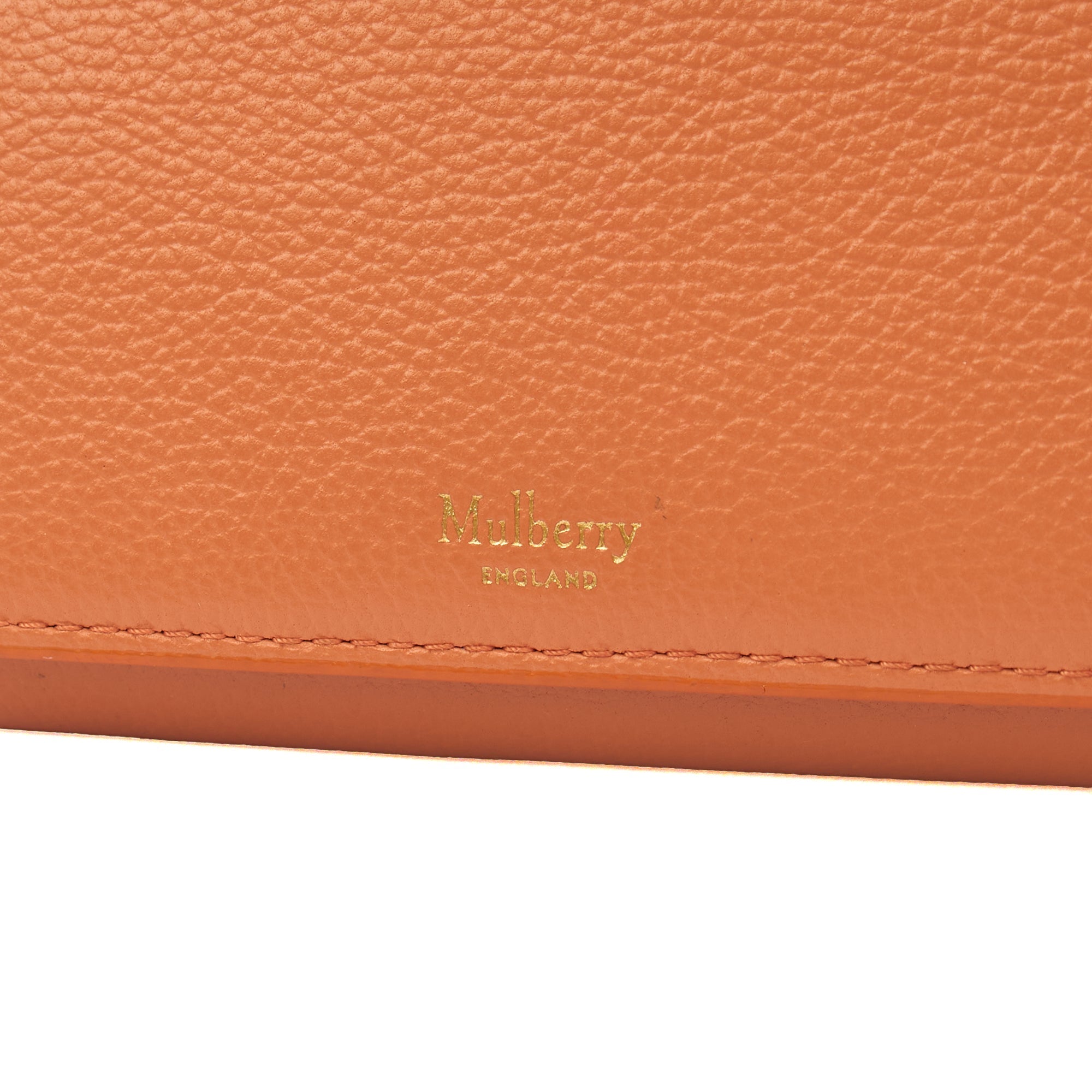 Mulberry Purse Continental Wallet  in Apricot, Leather