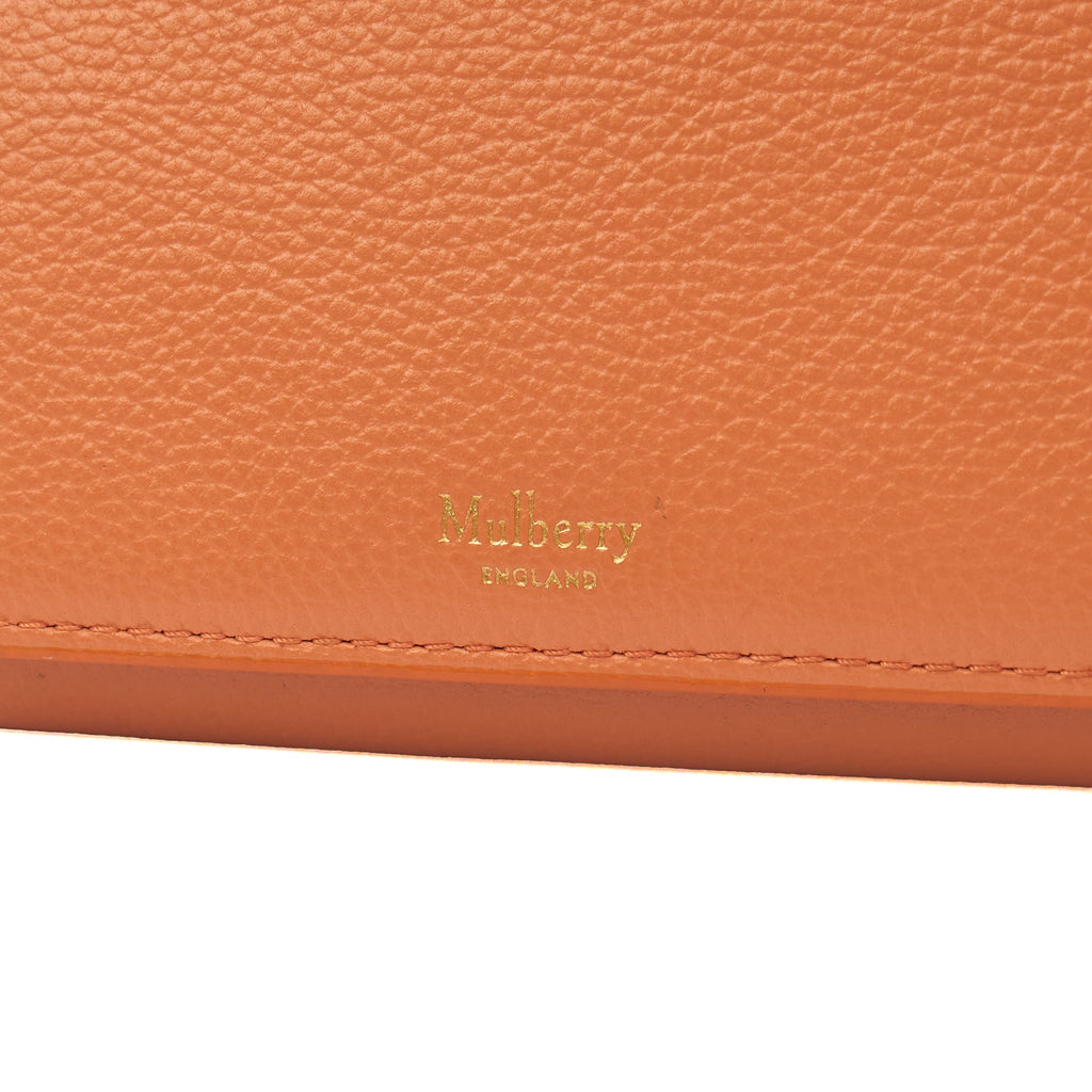 Mulberry Purse Continental Wallet  in Apricot, Leather