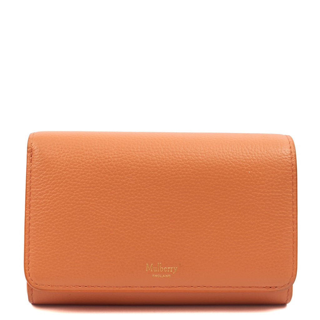 Mulberry Purse Continental Wallet  in Apricot, Leather
