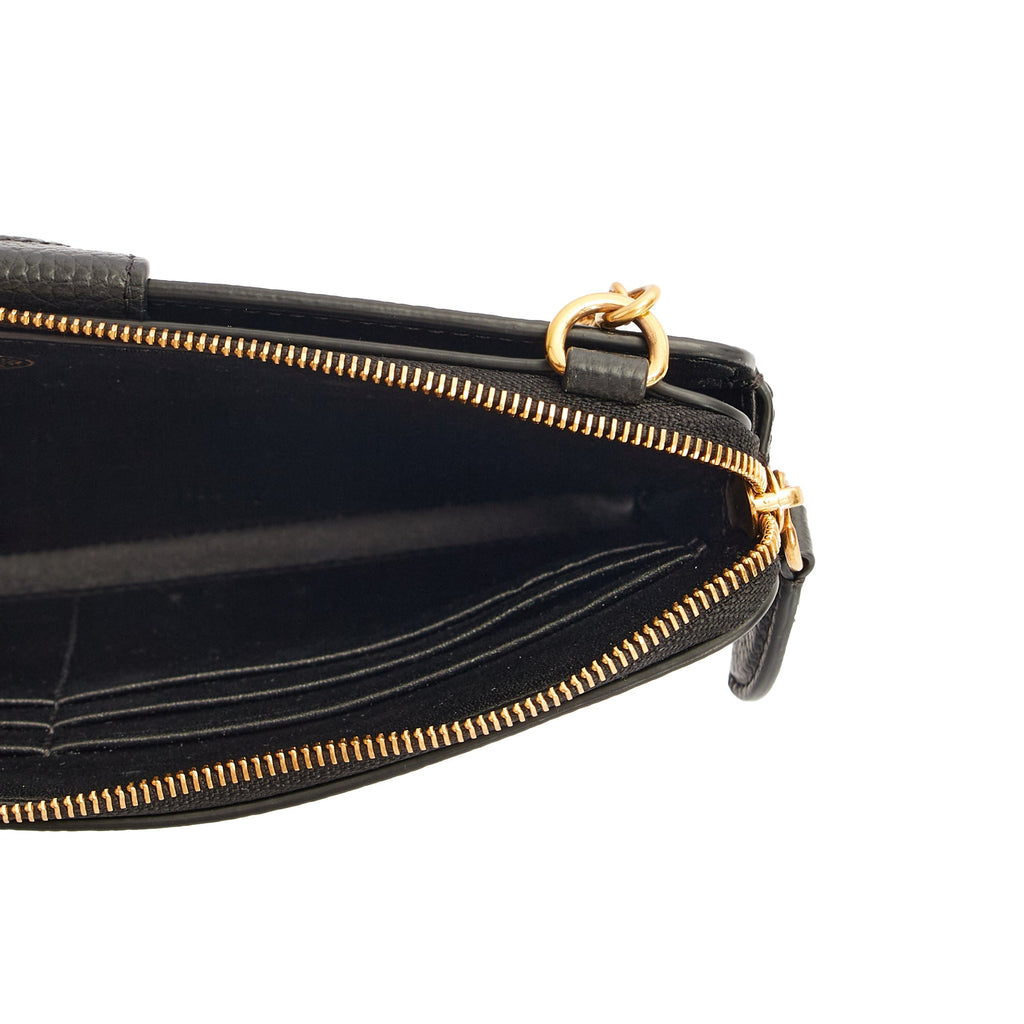 Mulberry Cross Body Crossbody in Black, Calfskin Leather