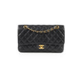 Chanel Vintage Caviar Memium/Large Classic Flap Black