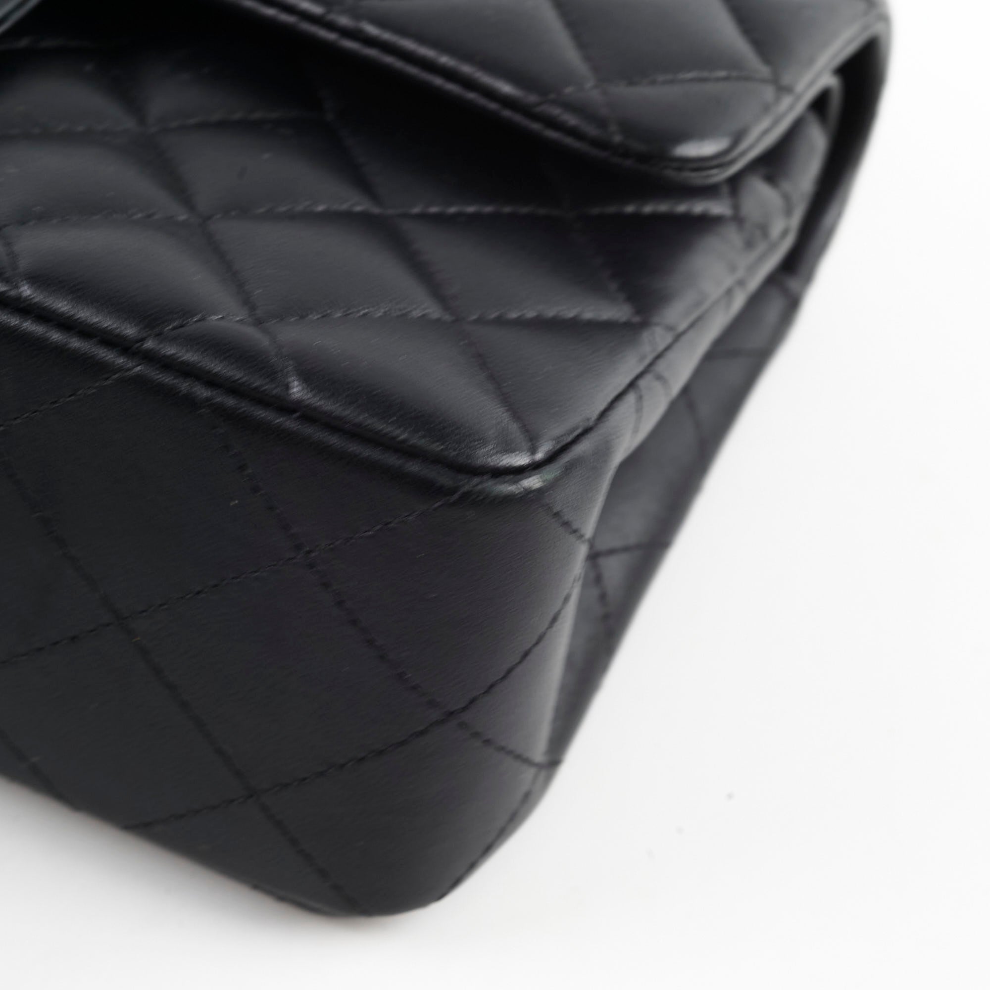 Chanel Small Double Classic Flap Black Lambskin 2021