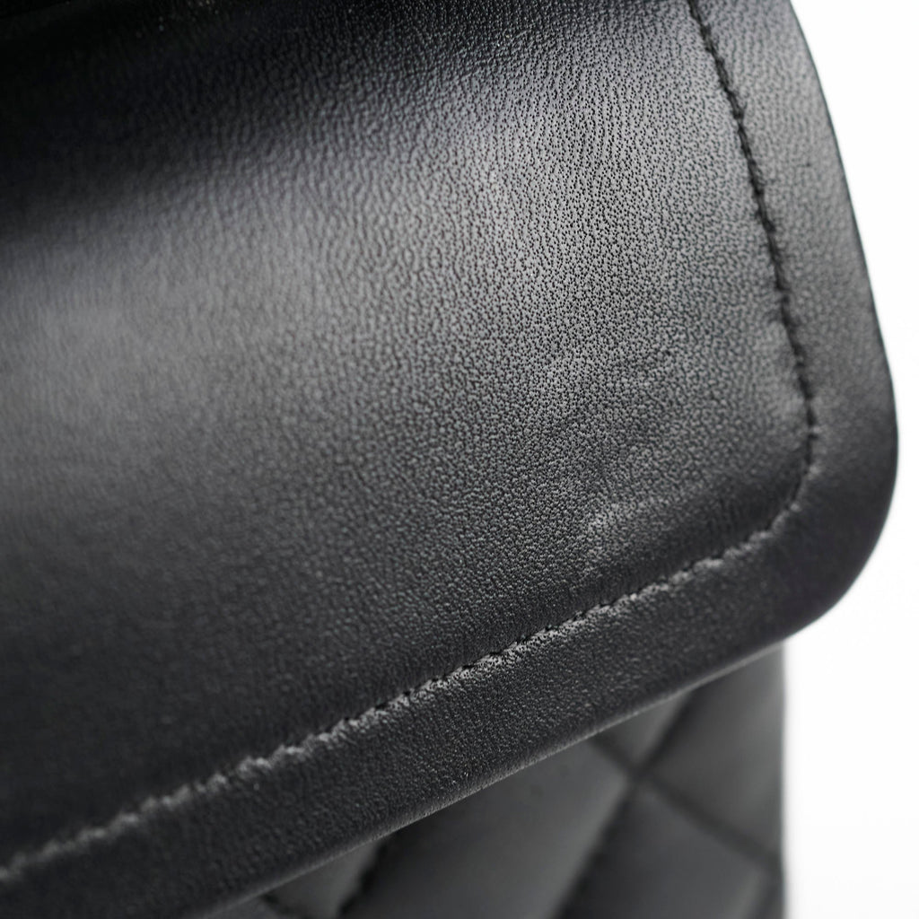 Chanel Small Double Classic Flap Black Lambskin 2021