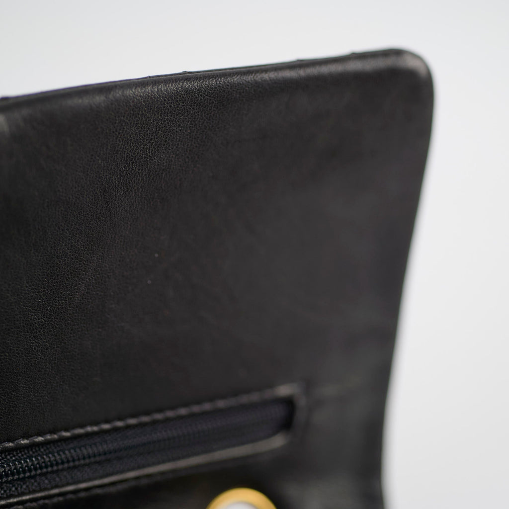 Chanel Vintage Classic Flap Medium/Large M/L Lambskin Black
