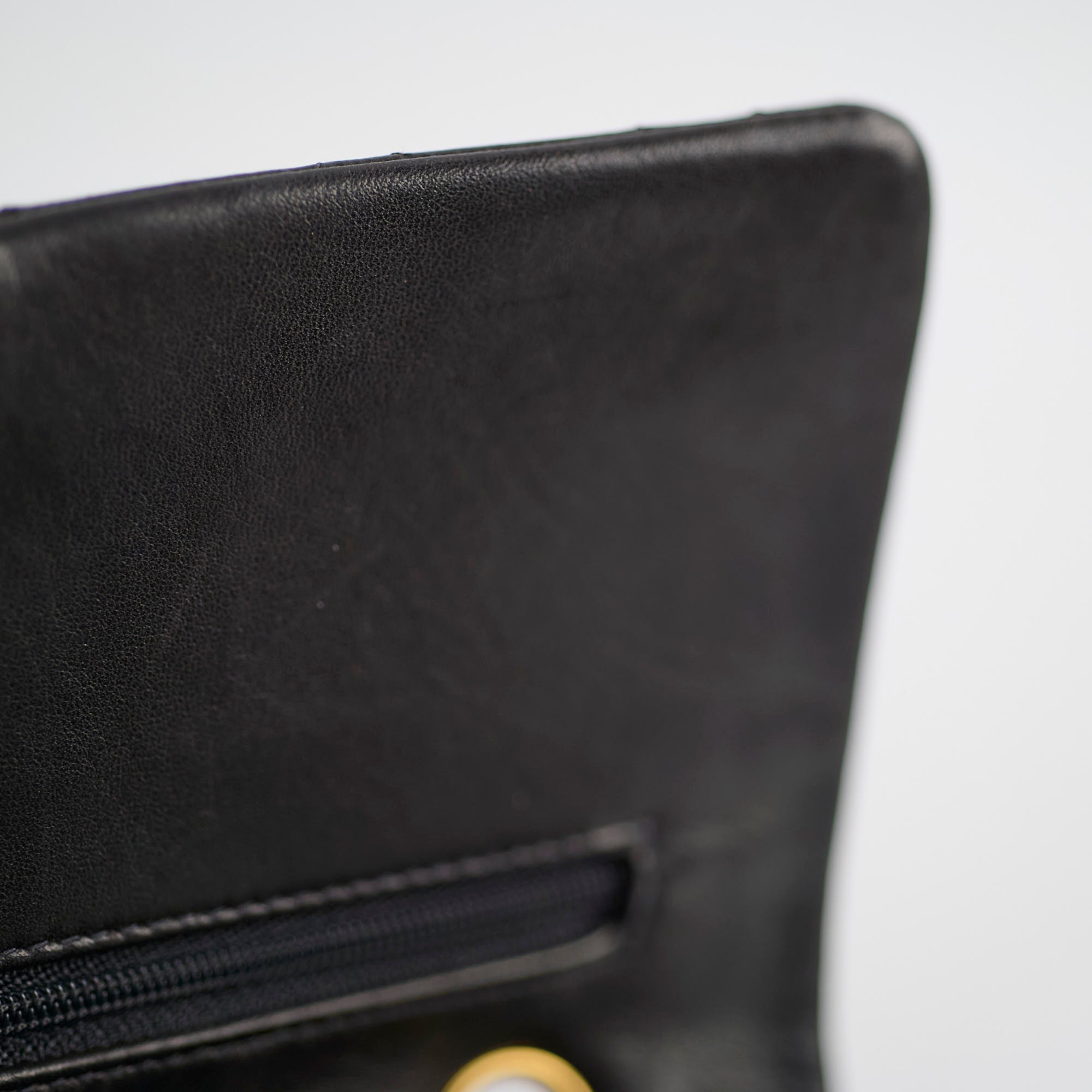 Chanel Vintage Classic Flap Medium/Large M/L Lambskin Black