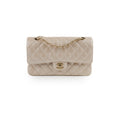 Chanel 12P Classic Flap Medium/Large M/L Pearly Beige C (16 Series)