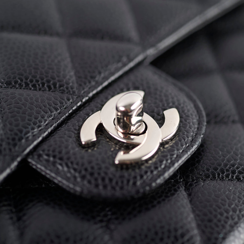 Chanel Classic Flap Medium/Large Caviar Black - 29 Series